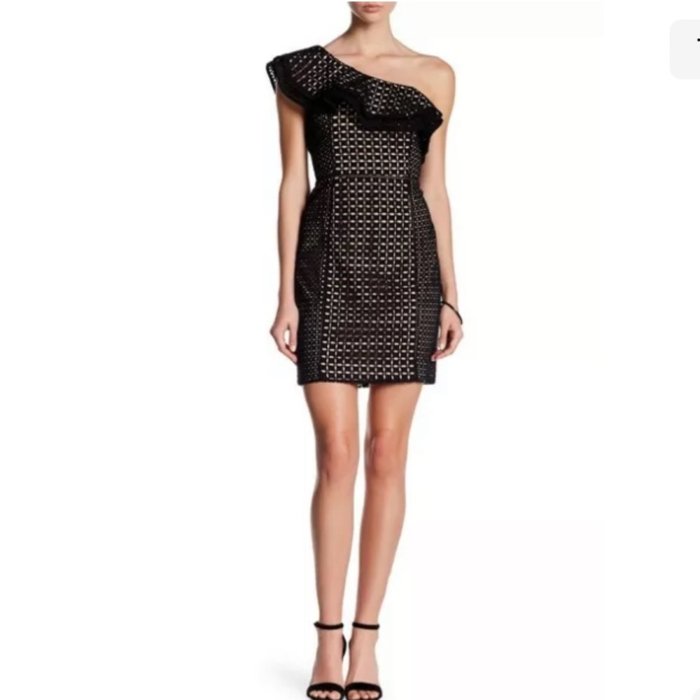 NWT J Crew One Shoulder Eyelet Dress Size 12